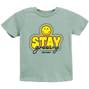 The Juniper Shop SmileyWorld Stay Groovy Youth Short Sleeve Tee - 1 of 4
