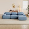 Aukfa Modular Corduroy Sectional Sofa with Ergonomic Support - Pet Friendly, Easy Assembly, Non-Slip Base Design - 2 of 4