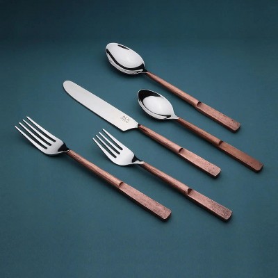 Celia Flatware Antique Copper 20 Pc. Place Setting (Serves 4)