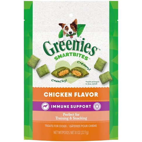 Greenies Smartbite Immune Support Crunchy Soft Chicken Flavor