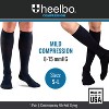 Heelbo - Compression Dress Socks 8-15 mmHg-Black-Large - 3 of 4