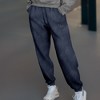 Dalix Butterfly Embroidered Washed Jogger Pant Soft Fleece Relaxed Fit Lounge Womens - 3 of 4