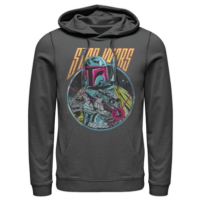 Men's Star Wars: A New Hope Boba Fett Blaster Pull Over Hoodie