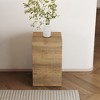 Modern Compact MDF Coffee Table, Cube Fashion Texture Design, Suitable For Various Situations And Scenes, Wood Style 5 - 3 of 4