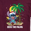 Men's - Lilo and Stitch - Deck the Palms Christmas Short Sleeve Graphic T-Shirt - 2 of 4