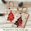 Wrapables 12pc Christmas Kraft Gift Bags with Tissue Paper - 3 of 4