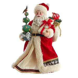 Kurt Adler 10.5 Inch Fabriché Musical 12 Days of Christmas Santa - 1 of 4