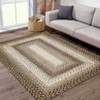 Indoor Modern Imitation Weaving Textured Area Rugs for Bedroom Living Room Abstract Easy Care Washable Soft Low Pile Non Slip Carpet - 4 of 4