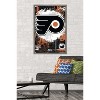 Trends International NHL Philadelphia Flyers - Maximalist Logo 23 Framed Wall Poster Prints - 2 of 4