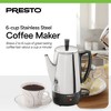 Presto 02822 Stainless Steel Coffee Maker, Classic Percolator, Easy Pour, Silver - 2 of 4