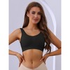 Allegra K Women's Soft Breathable U Back Push-up Full Coverage Bras without Underwire - 4 of 4