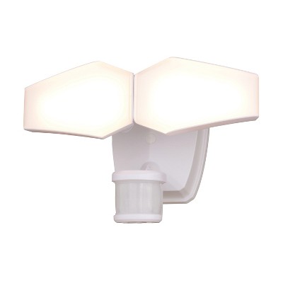 VAXCEL Almora 2L Linkable Integrated LED Motion Sensor Dusk to Dawn Outdoor Security Flood Light