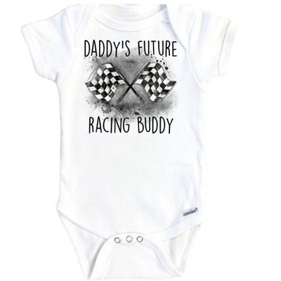 Racing Daddy Future Onesie® Baby Boy Girl Clothes Infant Bodysuit Funny Cute Newborn GS1