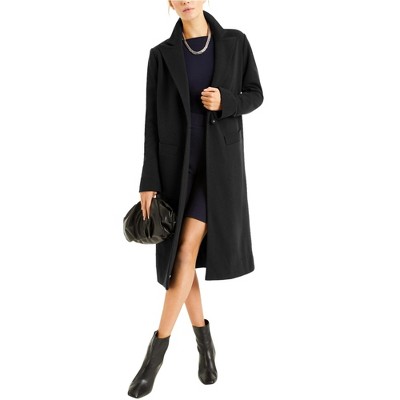 I.N.C International Concepts Womens Knit Coat, Black, X-Small