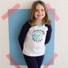 Mightly Toddler 2pk Fair Trade Organic Cotton Long Sleeve T-Shirts (Together is Better, Navy - 4T) - 2 of 4