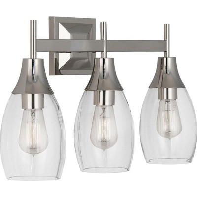 Robert Abbey Lighting Grace 3 - Light Wall Light in  Polished Nickel