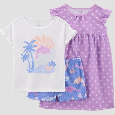 Carter's Just One You®️ Toddler Girls' 3pc Pajama Set