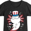 Girls' - Instant Message - 4th of July Americana Fitted Short Sleeve Graphic T-Shirt - 2 of 4