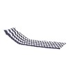 Wellfor 2pc Chaise Lounge Outdoor Cushion Set Blue & White Stripe: UV-Resistant, Removable Cover, Sponge Fill - 2 of 4