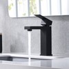 Sumerain Matte Black Bathroom Faucet Single Hole Bathroom Sink Faucet SUS 304 Stainless Steel - 2 of 4