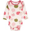 Onesies Brand Baby Girls' 4-Piece Onesies Bodysuits and Pants - 3 of 4
