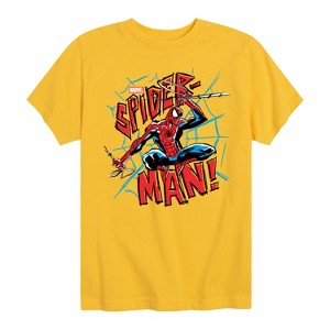 Boys' - Marvel - Spider-man Ink Short Sleeve Graphic T-Shirt - 1 of 4