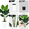 2 Pack 5ft Artificial Bird of Paradise Plant with White Pots – Tall Faux Tropical Indoor Floor Plants Decor - 3 of 4