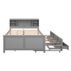 NicBex Twin Size Modern Wooden Platform Bed with Trundle, 3 Drawers and Storage Headboard for Bedroom and Living Room - 3 of 4