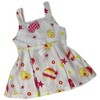 Doll Clothes Superstore Red & Yellow Heart Print Glitter Sundress  Fits 18-Inch Girl Dolls - 4 of 4