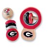 Baby Fanatic Wood Rattle 2 Pack - NCAA Georgia Bulldogs Baby Toy Set - 2 of 4