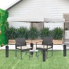 BestMassage Pop-Up Canopy Tent with Backpack Bag Portable Folding Gazebo, White - 2 of 4