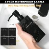 LunaLulinlk Glass Soap Dispenser, Matte Black Soap Bottle with Pump for Kitchen and Bathroom-350ml - 4 of 4