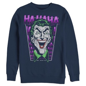 Men's Batman Joker Ha Ha Frame Sweatshirt - 1 of 3