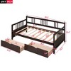 Sapphtopaz Daybed Bed Frame with Wood Slat Support and Strong Legs Beds for Apartment, Bedroom - 4 of 4