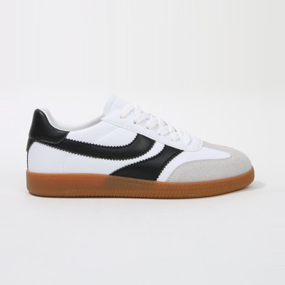 Женские кроссовки BERNESS Women's Lilliann Retro Layered Panel Lace-Up Sneakers Black 10 — фото 2