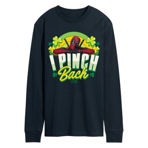 Men's - Marvel - St. Patrick's Day I Pinch Back Long Sleeve Graphic T-Shirt - 1 of 4