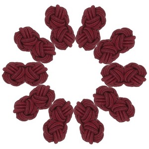 Unique Bargains Elastic Fabric Silk Knot Cufflink for Men - 1 of 4