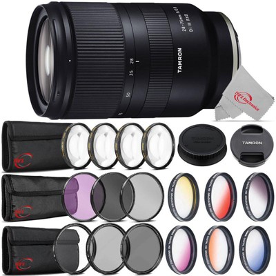 TAMRON 28-75mm f/2.8 Di III RXD E-Mount Full-Frame Format Lens for Sony E  with 67mm Top Filter Kit