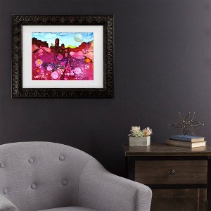 Trademark Fine Art Pat Saunders-White Tootsie and Squakers Matted Framed Art - 1 of 4