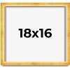 PosterPalooza | Minimalist Shadow Box Gold Picture Frame - UV Acrylic, Backing Board, Hanging Hardware - 2 of 4