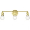 Livex Lighting Lansdale 3 - Light Vanity in  Satin Brass - 4 of 4