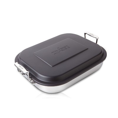 All-Clad Lasanga Pan with Lid, 12 x 15 x 2.75 Inch, Stainless Steel, Gourmet Accessories