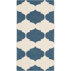 Courtyard CY6162 UV & Stain Resistant Non-Shedding Power Loomed Indoor/Outdoor Rugs - Safavieh - 1 of 4