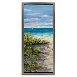 Stupell Industries Grassy Beach Shore, 15" x 31" - 1 of 4