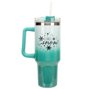 Elanze Designs #1 School Bus Driver Student Delivery 40 oz. Stainless Steel, Large Water Bottle Coffee Mug, Spill & Leak Resistant, Thermal Travel - 1 of 1