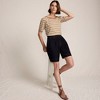 Lands' End Women's Elbow Sleeve Supima Cotton Boatneck T-Shirt - 4 of 4
