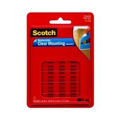 Scotch-Mount Indoor Double-Sided Mounting Squares 111H-SQ-48 1 in x 1 in 48/pk 