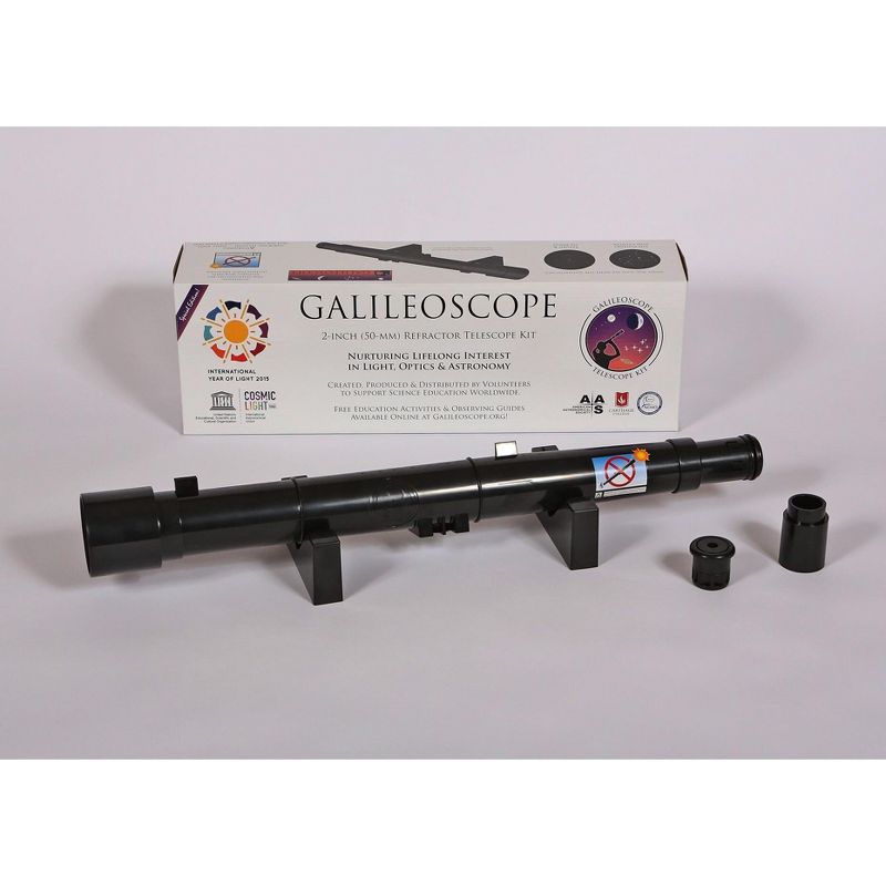 Galileoscope Refractor Telescope STEM Kit - GSCOPE, 2 of 9