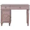 CAVINAS Vanity Desk with Mirror Dressing Table with Flip-top Mirror, Storage Drawers, Makeup Desk with Tufted Seat Stool for Apartment - 2 of 4