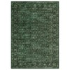 Vintage Floral Print Area Rug Soft Washable Living Room Area Rug Non Slip Low Pile Traditional Carpet - 4 of 4